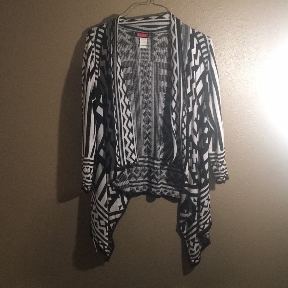 Black and White Cardigan